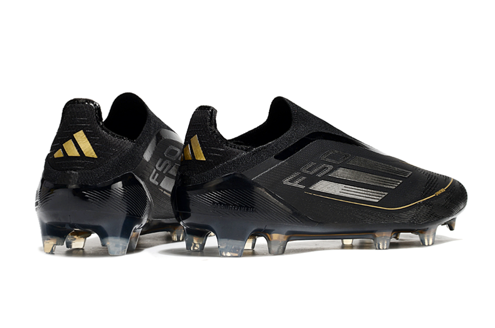 Adidas F50 Elite Laceless FG " Black Gold "