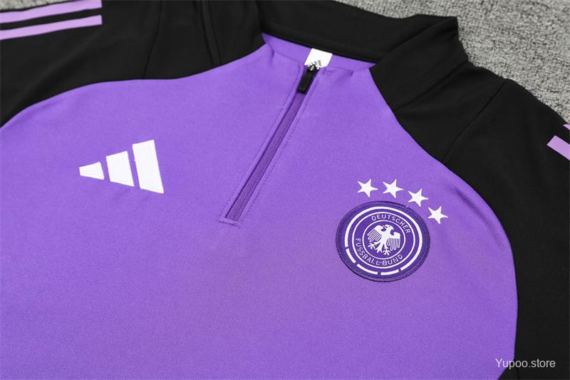 Ensemble de survêtement Allemagne Half-Zipper "Purple" 2024