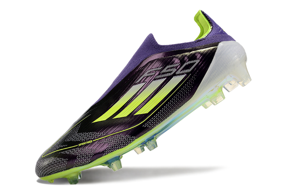Adidas F50 Elite Laceless FG " Purple & Green"