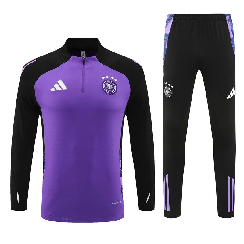 Ensemble de survêtement Allemagne Half-Zipper "Purple" 2024