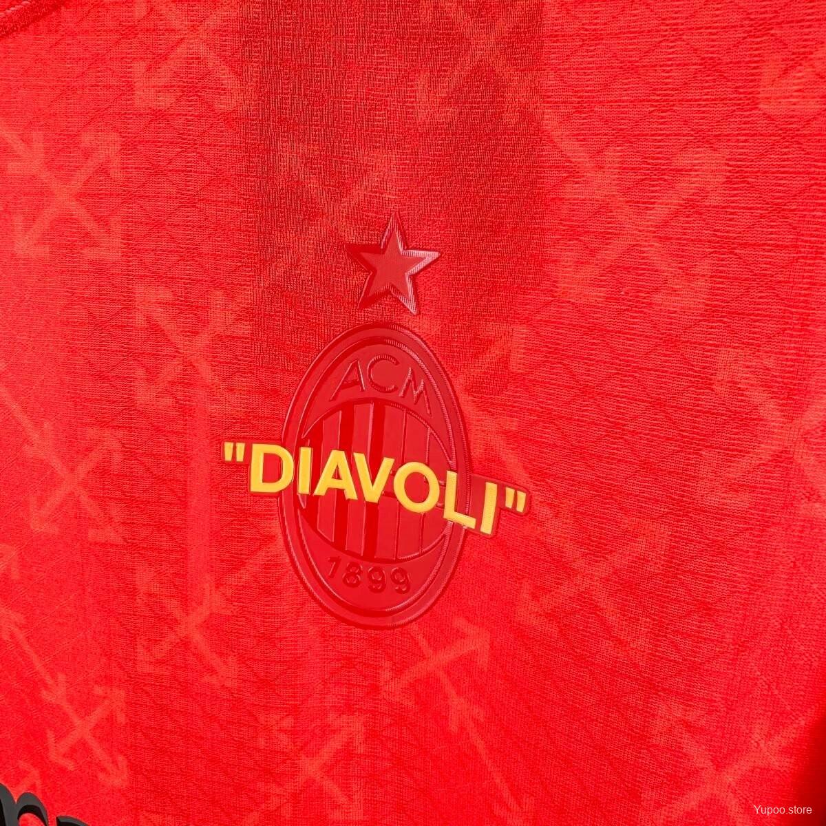 AC Milan x OFFWHITE Red Version