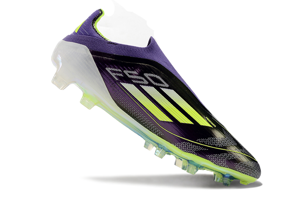 Adidas F50 Elite Laceless FG " Purple & Green"