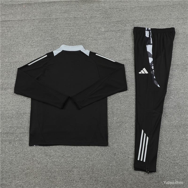 Ensemble de survêtement Manchester United Half-Zipper "Black " 2024/2025