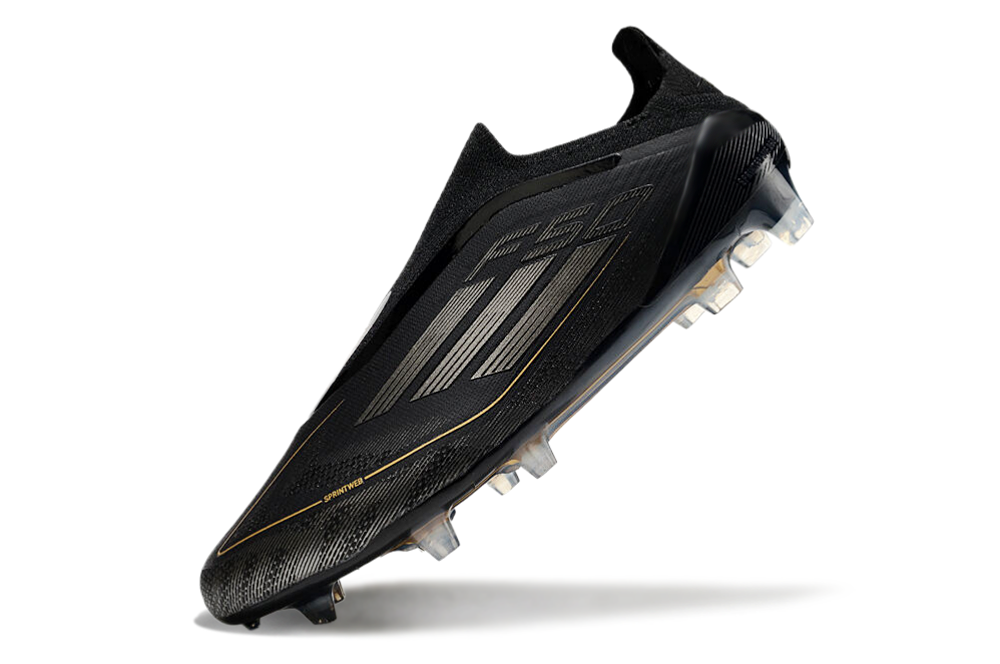 Adidas F50 Elite Laceless FG " Black Gold "