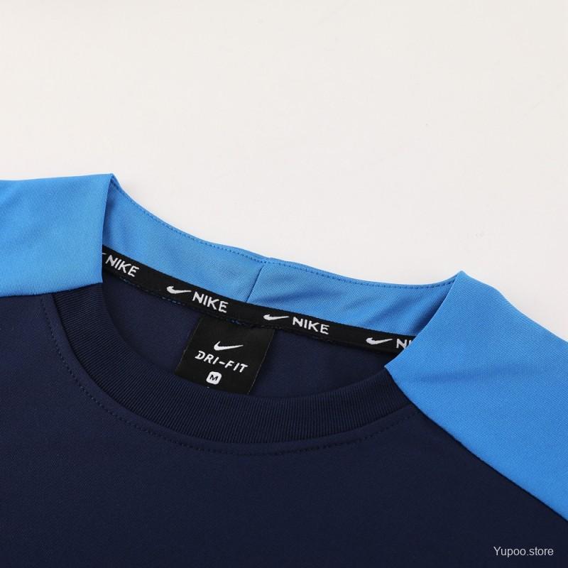 Ensemble short & t-shirt Nike "Blue"