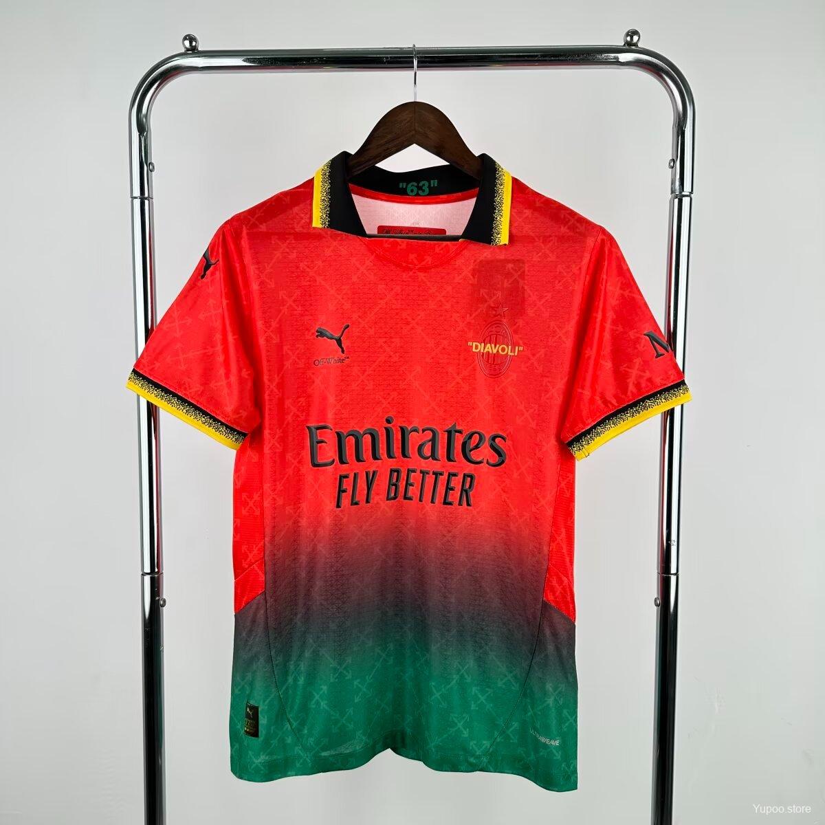 AC Milan x OFFWHITE Red Version