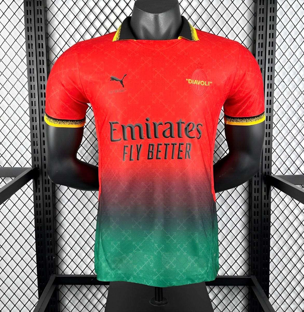 AC Milan x OFFWHITE Red Version