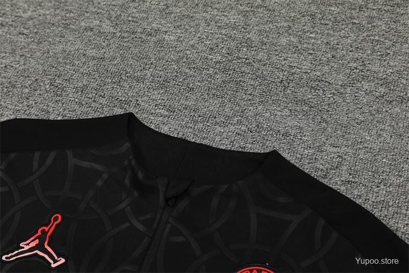 Ensemble de survêtement PSG Jordan Half-Zipper "Black" 2024/2025
