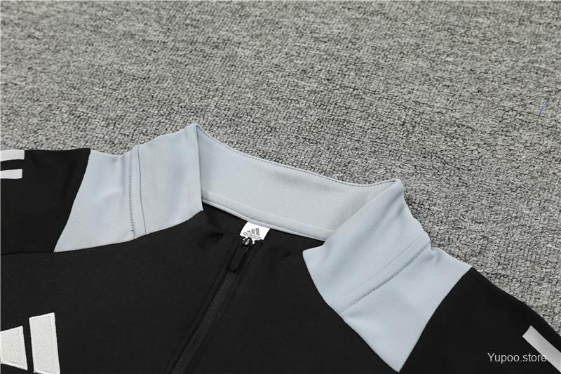 Ensemble de survêtement Manchester United Half-Zipper "Black " 2024/2025