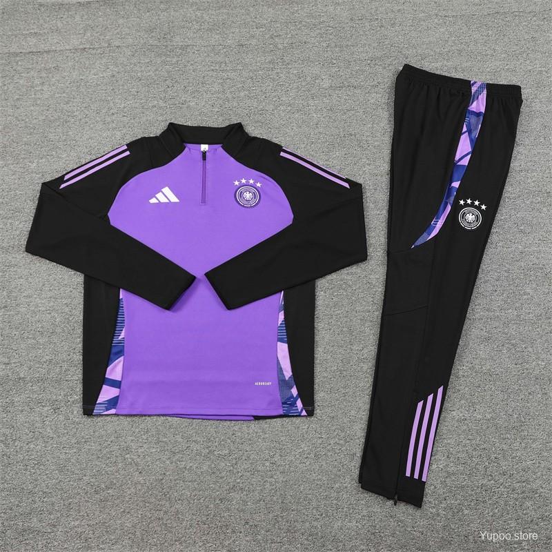 Ensemble de survêtement Allemagne Half-Zipper "Purple" 2024